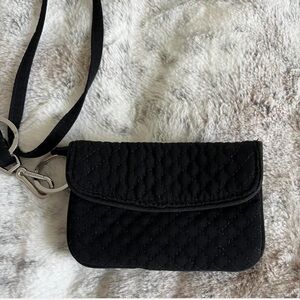 Vera Bradley Black Wallet card holder Quilted Bag wristlet